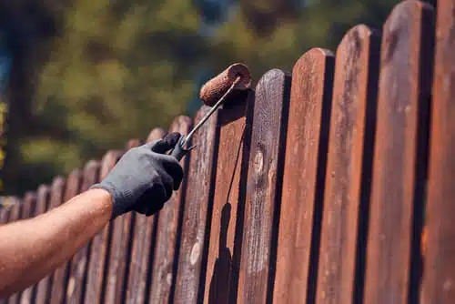 Fence Staining