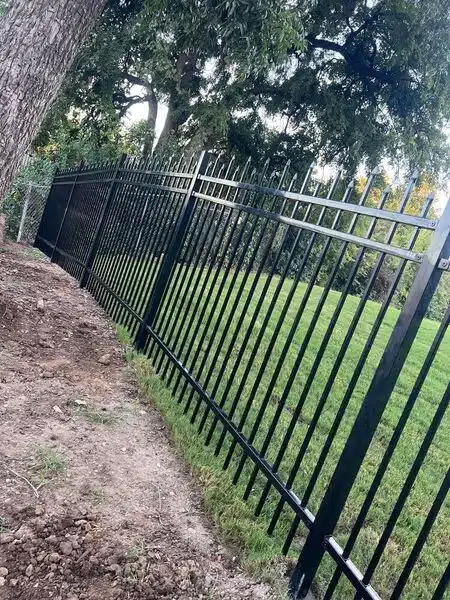 Custom iron fence