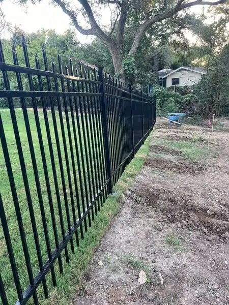 Custom iron fence