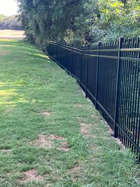 Custom iron fence
